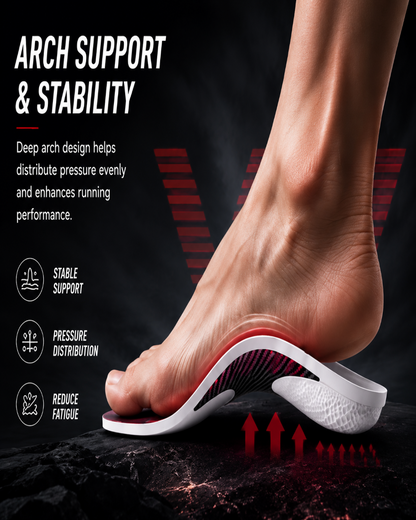 DRAKO FROST — Carbon Plate Insoles for Badminton & Tennis