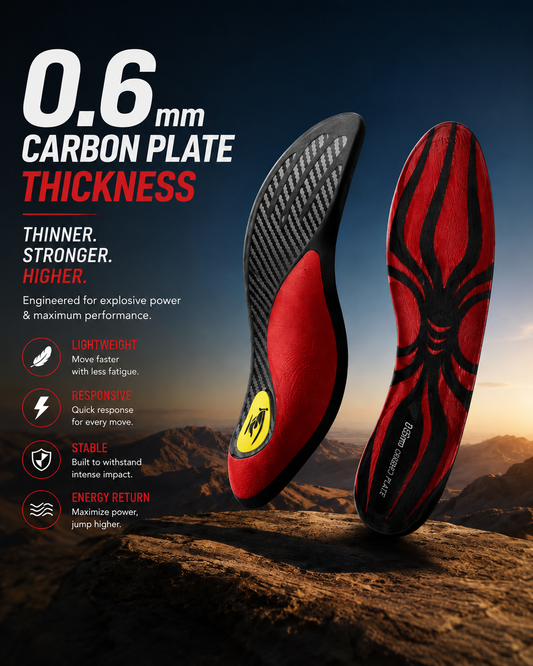 DRAKO BLAZE — Carbon Plate Insoles for Basketball & Volleyball